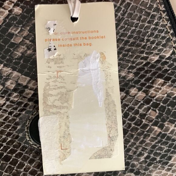 Radley London Lexington Small Flapover Snake Print Chain Leather Crossbody Bag - Picture 13 of 14